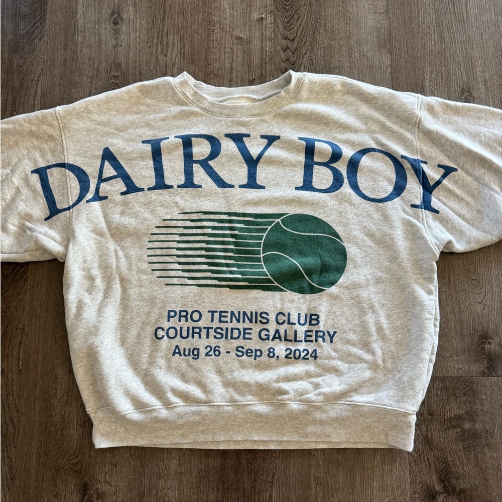Dairy boy home slam crewneck sweatshirt
